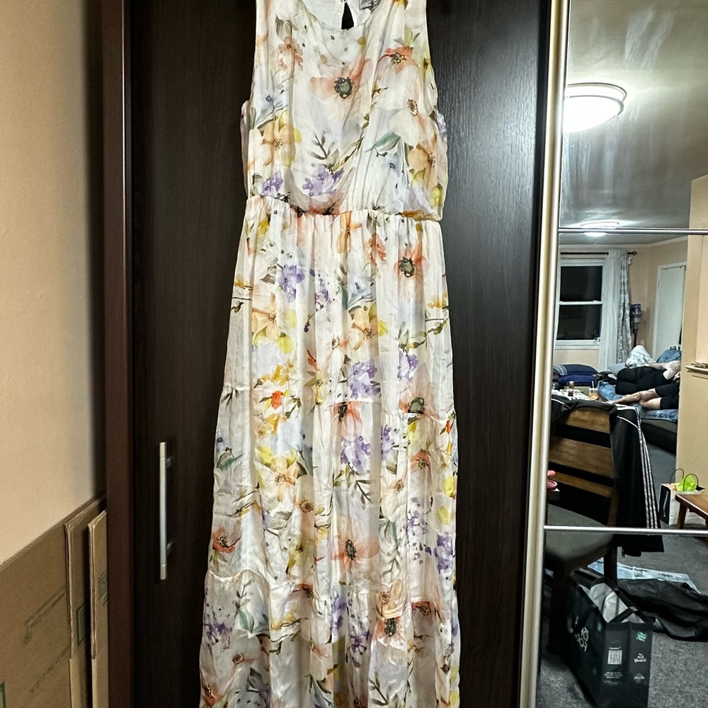 LARA Floral Print Maxi Dress - Multicolor